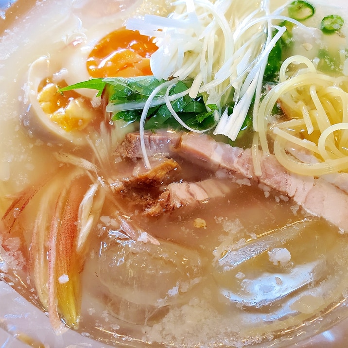 氷で冷え冷え！冷やしラーメン